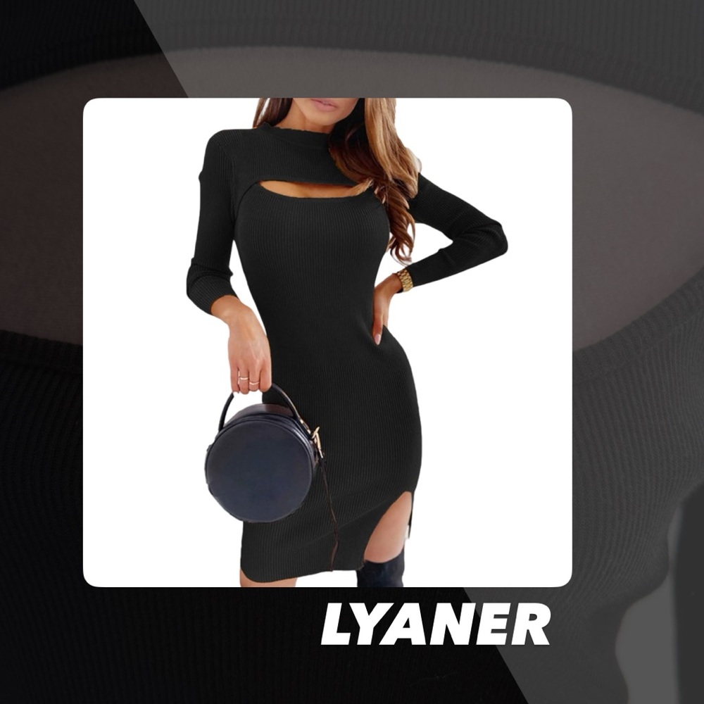 EUC Lyaner Cut Out Bodycon Dress